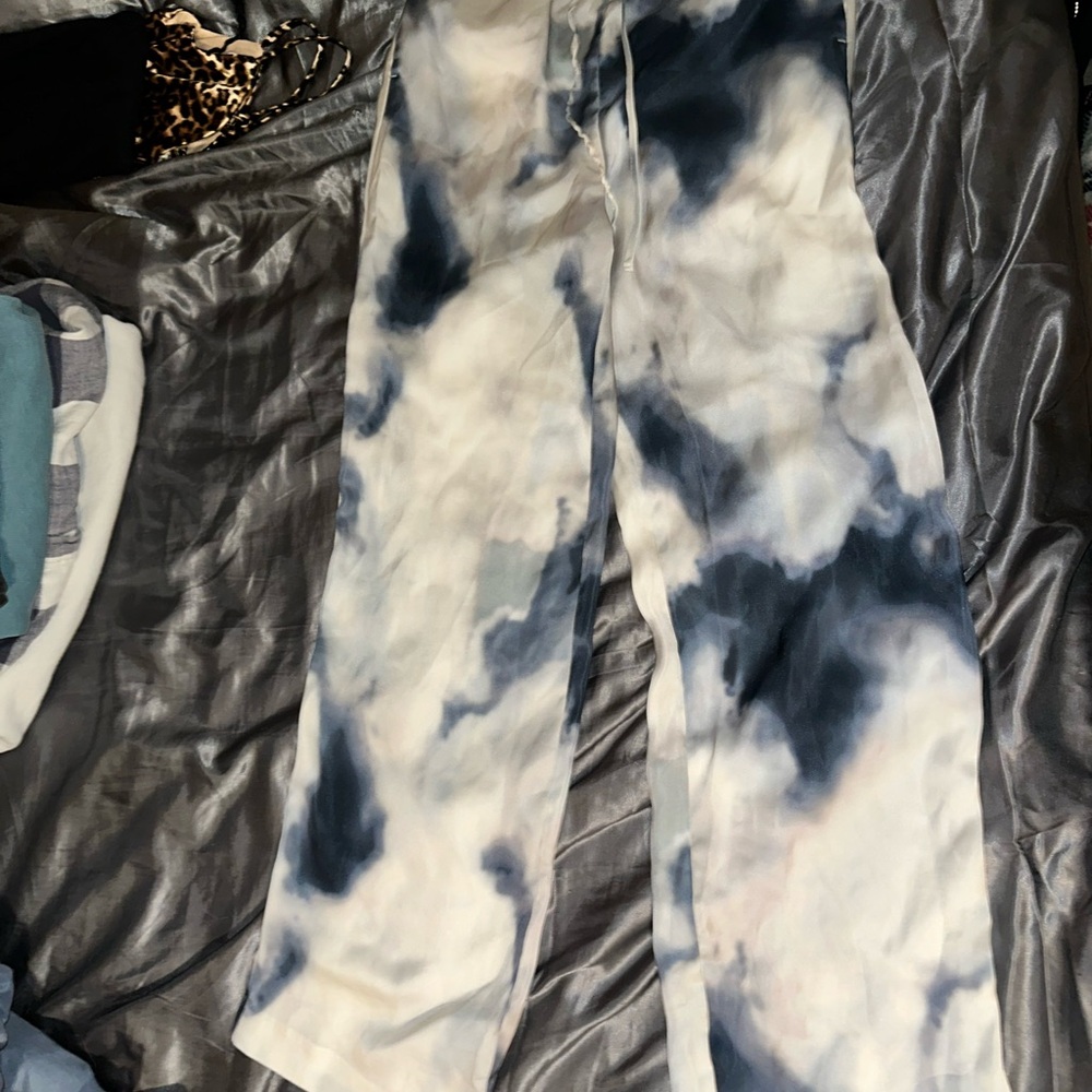 H&M silk Wide-Leg Pants
